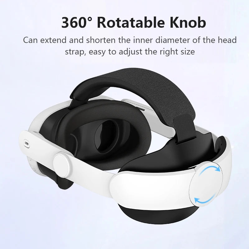 Adjustable Elite Head Strap for Quest 3/3S Comfortable to Wear for Meta Quest 3S/3 Headstrap Replacement VR Headset Accessories