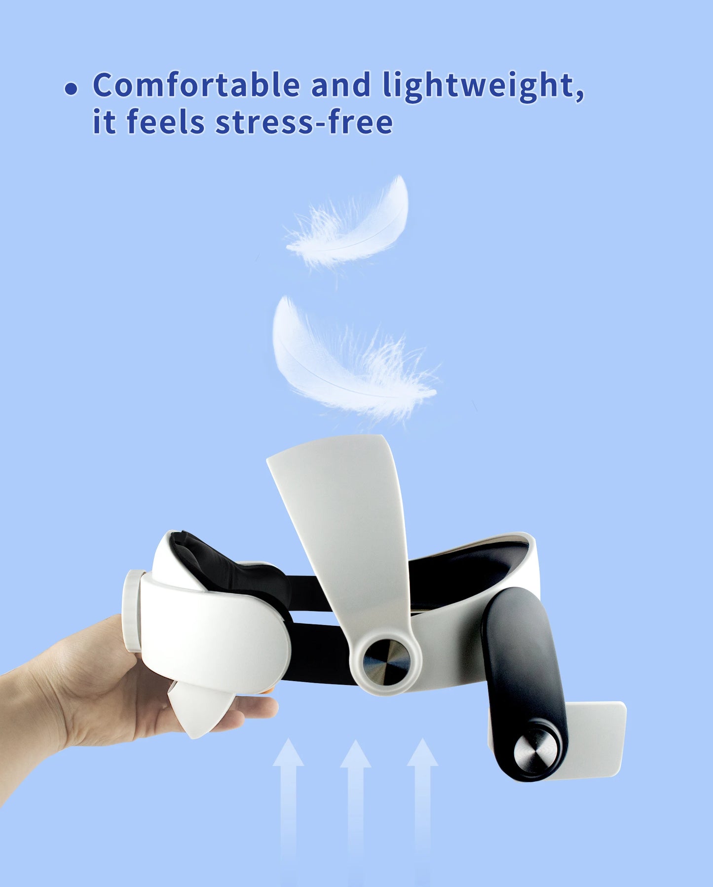 For Oculus Quest 2 VR Adjustable Halo elite Strap Comfortable Replacement Headband Ergonomic Design for Meta Quest 2 Accessory