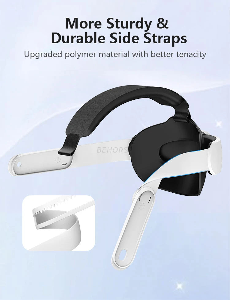 Adjustable Elite Head Strap for Quest 3/3S Comfortable to Wear for Meta Quest 3S/3 Headstrap Replacement VR Headset Accessories
