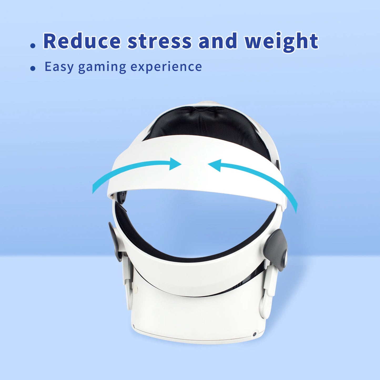 For Oculus Quest 2 VR Adjustable Halo elite Strap Comfortable Replacement Headband Ergonomic Design for Meta Quest 2 Accessory
