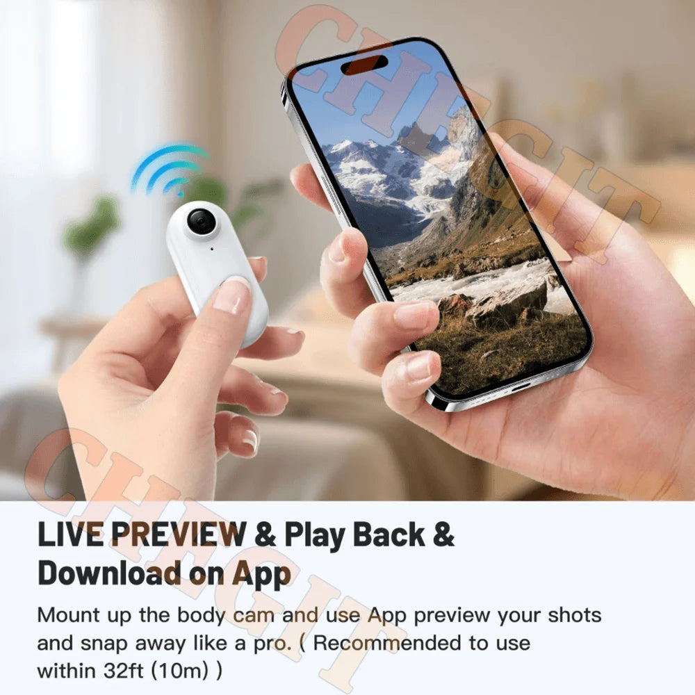 4K WiFi 1080P POV Magnetic Mini Action Camera Pocket Video Vlog Cam Helmet Motorcycle Bicycle Sports Holder Mount Recorder