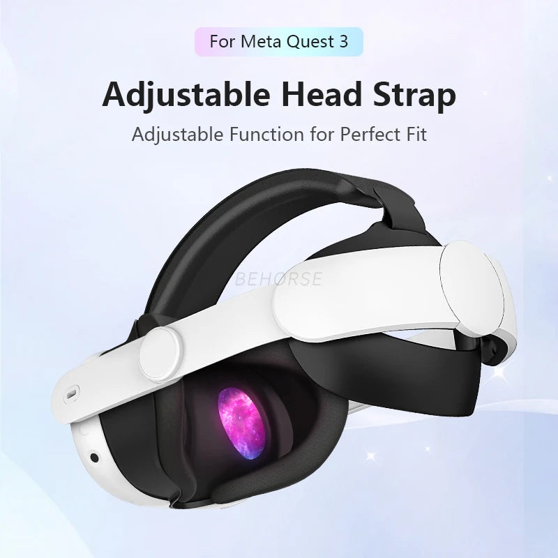 Adjustable Elite Head Strap for Quest 3/3S Comfortable to Wear for Meta Quest 3S/3 Headstrap Replacement VR Headset Accessories