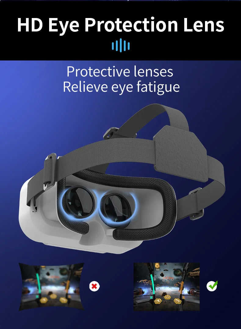 Shinecon Viar Virtual Reality VR Glasses Headset 3D Device Helmet Goggles Lenses For Smartphone Smart Phone Game Cell Mobile Set